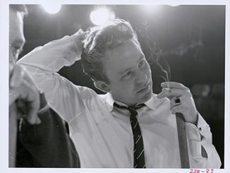 Close up of Johnny O'Keefe, 1961 photo courtesy of Seven Network