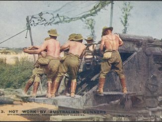 AWM Hot work by Australian gunners
