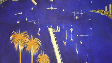 Big Blue Lavender Bay one of the three forgeries attributed to Brett Whiteley