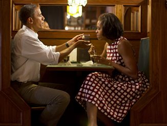 David Burnett Barack Obama and Michelle 2013