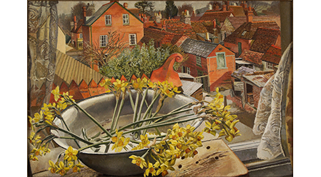 Stanley Spencer, From the artist's window cookham 1938