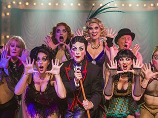 Hayes Theatre Co cast of Cabaret with Paul Capsis as The Emcee