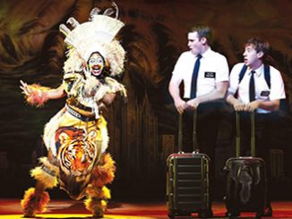 The Book of Mormon, Phyre Hawkins, Ryan-Bondy, A.J.-Holmes - photo by Jeff Busby