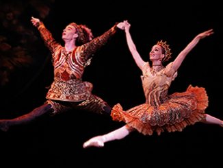 The Australian Ballet NUTCRACKER Jarryd Madden and Leanne Stojmenov - photo Jeff Busby