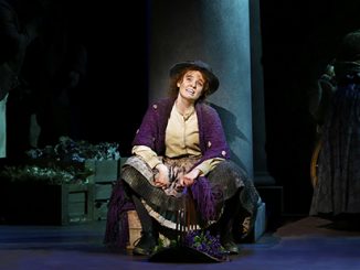 My Fair Lady Anna O'Byrne as Eliza Doolittle - photo by Jeff Busby