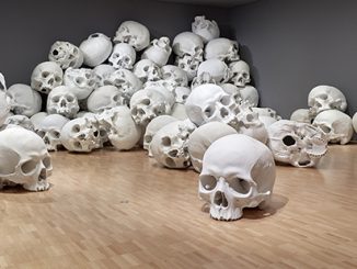 NGV Ron Mueck, Mass, 2016-17 (Installation view) - photo by Sean Fennessy