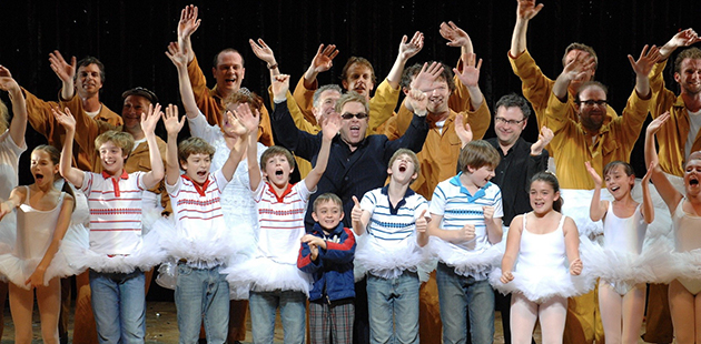 Billy Elliot The Musical, Elton John & Lee Hall with original Australian cast 2007 - photo by James D Morgan