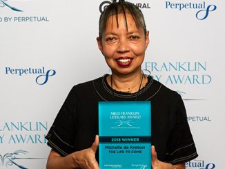 Miles Franklin Literary Award Michelle de Kretser - photo by Peter Marko
