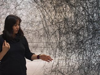 Chiharu Shiota. Photo by Sunhi Mang. Courtesy of the artist and Anna Schwartz Gallery