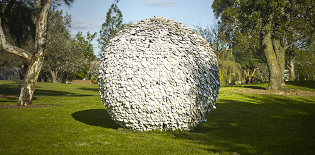 Gasworks Arts Park, From Nature, Kim Simon, The World is Your Oyster, 2016