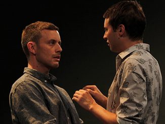 Shaun Goss and Matthew Connell in Cock - photo by Madeline Bannenberg