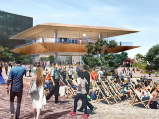 Artist Impression of Apple's proposed development at Federation Square