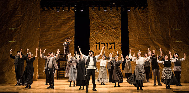 Fiddler on the Roof in Yiddish - photo by Matthew Murphy