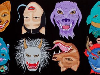 TWMA Kate Beynon Masks of the Ogre Dancers