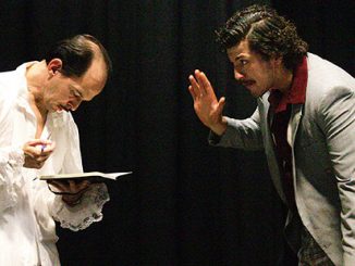 Dean Gunera as Huey and Josh Massarotti as Aldo feature in Italian American Reconciliation - courtesy of Lab Theatre