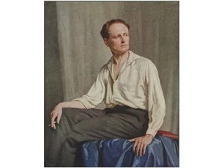 AGNSW Archibald Prize 1923 finalist work by Norman Carter, 1923, Leon Gellert feature