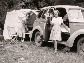AAR-TC-Family-Camping-at-Phillip-Island-Victoria-1951-Photographer-Leslie-E-Chambers