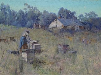 NGV-Clara-Southern-An-old-bee-farm-C.1900