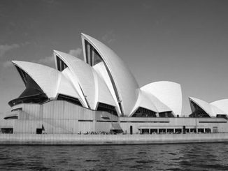 Sydney-Opera-House-B&W