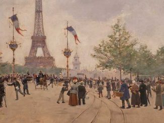 BAG-Jean-Béraud-The-Entrance-to-the-1889-Universal-Exhibition-1889