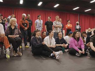 GREASE Cast in rehearsal