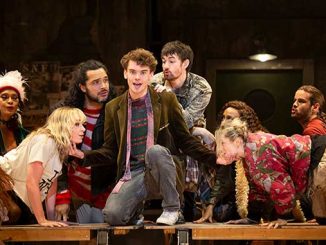 Noah Mullins and cast of RENT photo by Pia Johnson Photography