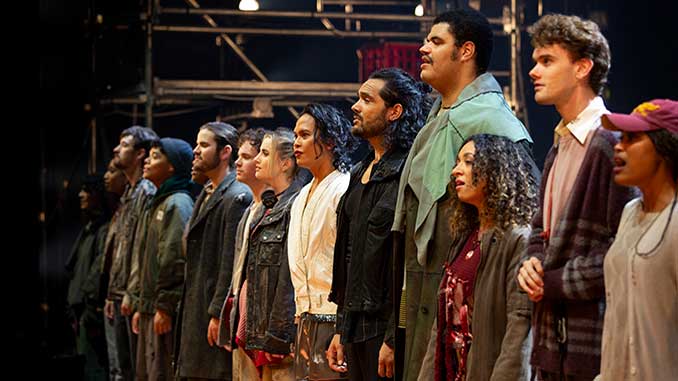 The cast of RENT photo by Pia Johnson Photography