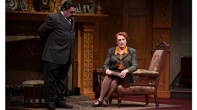 AAR Gerry Connolly and Geraldine Turner in The Mousetrap photo by Brian Geach
