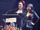 GRAA Tash York and Fiona Choi at last year's Green Room Awards photo by Jim Lee