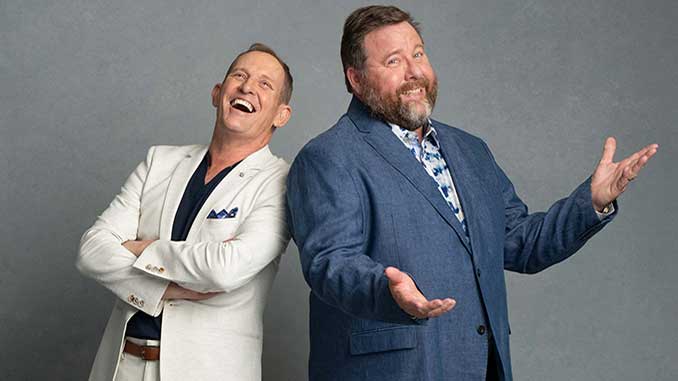 The Odd Couple Todd McKenney and Shane Jacobson photo by Hugh Stewart