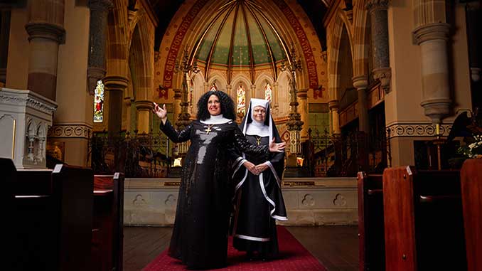 Sister Act Casey Donovan and Genevieve Lemon photo by Benny Capp