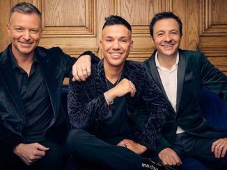 Tim Campbell Anthony Callea and John Foreman photo by Eugene Hyland