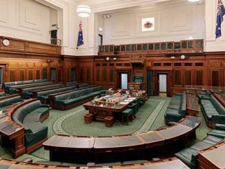 MoAD The House of Representatives Chamber at Old Parliament House February 2024