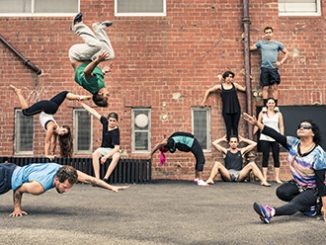 Circus Oz BLAKflip 2015 photo by Rob Blackburn
