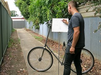 James Dodd Easel Rider - SALA Artist in Residence