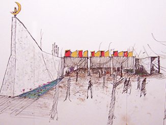 NGV Glenn Murcutt AO, Australian Islamic Centre, architecture sketch 2006–16