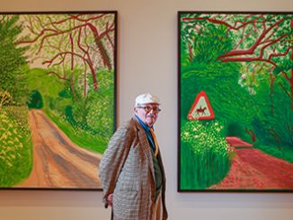 David Hockney inside the world - premiere exhibition David Hockney: Current at the National Gallery of Victoria, Melbourne. Photo: Wayne Taylor