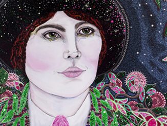 Sally Paxton Edna Walling (detail) 2016. Trailblazing Women of Herstory, Neospace Gallery