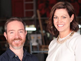 State Theatre Company's Artistic Director Geordie Brookman and incoming Executive Director Jodi Glass