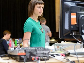 MTC Julie Smith in rehearsal for Born Yesterday