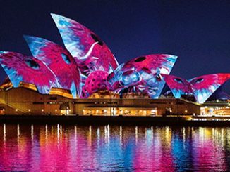 VIVID Lighting the Sails - Ash Bolland, artist impression
