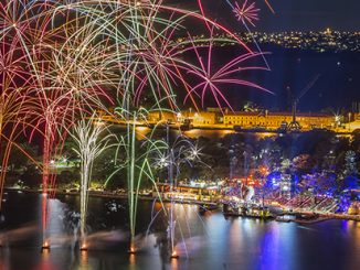 OA Fireworks at Handa Opera on Sydney Harbour Aida 2015 - photo by Hamilton Lund