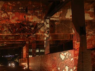 Nite Art 2017 Jordan Eagles, Blood Illumination, 2016.