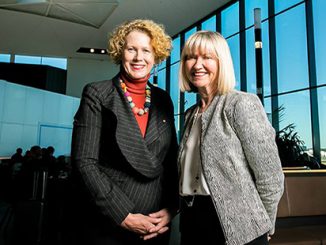 MCA Elizabeth Ann Macgregor OBE and Kerrie Mather - photo by Anna Kucera