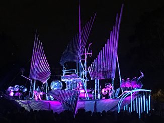 White Night Melbourne 2017 Pyrophone Juggernaut - photo by Rohan Shearn