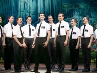 Book of Mormon Ryan Bondy, Nyk Bielak and Company - photo by Jeff Busby AAR Sydney announcement