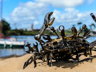 Crush Festival Stocklands Recycled Sculpture Project