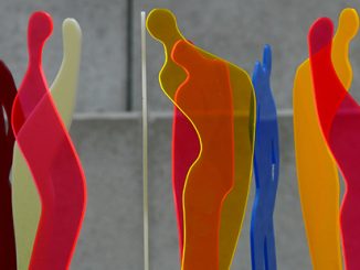 Fluorescent Perspex Crowd Collection