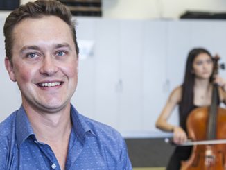 WAAPA Dr Luke Hopper with Miranda Murray-Yong WAAPA Classical Music student