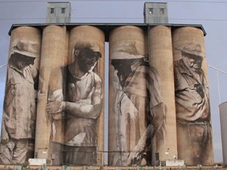 Brim Silo Art by Guido van Helten - courtesy of Visit Victoria